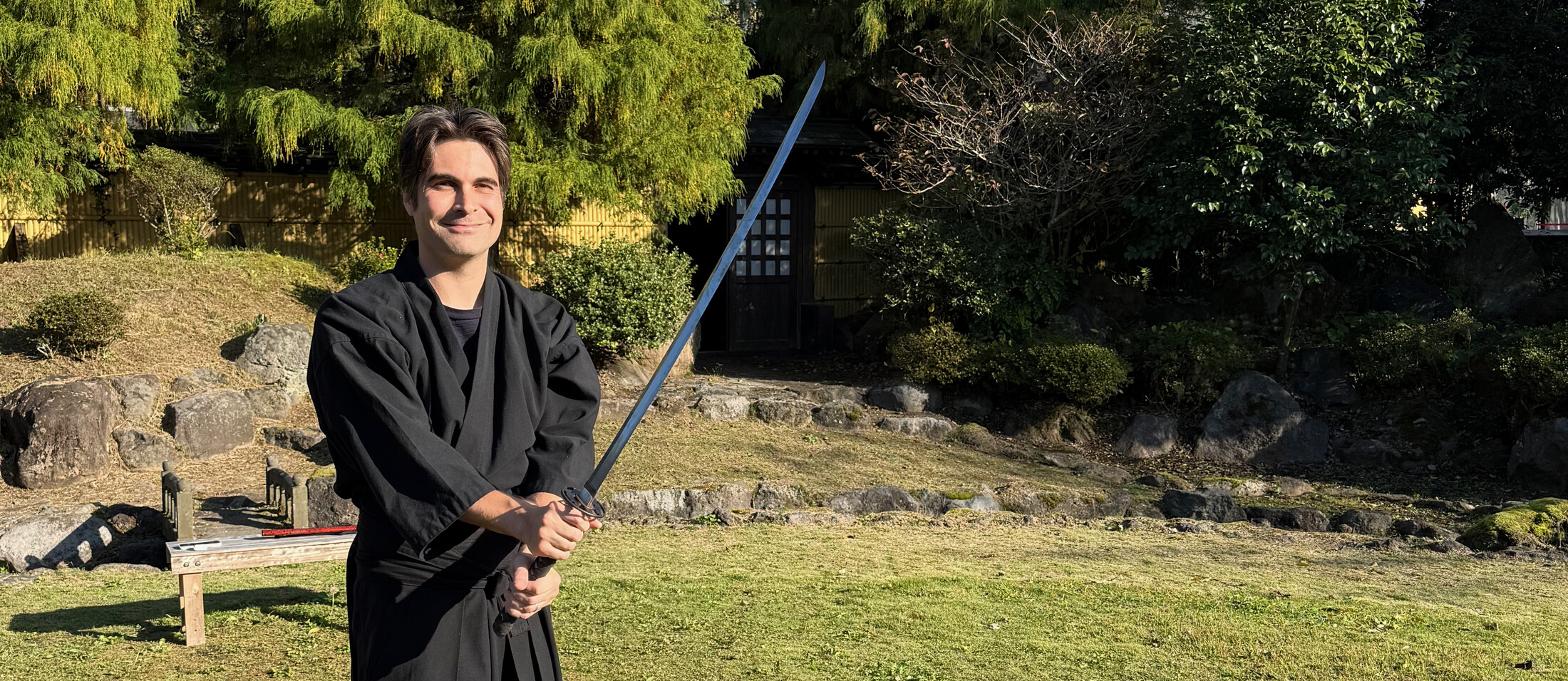 Mike van Rossum as a samurai